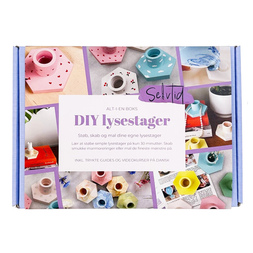 DIY lysestage støbekit